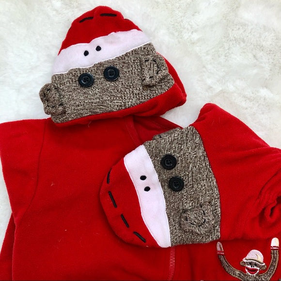 NICK & NORA | Sock Monkey Onesie - Picture 7 of 10